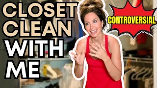 CONTROVERSIAL CLOSET CLEAN WITH ME