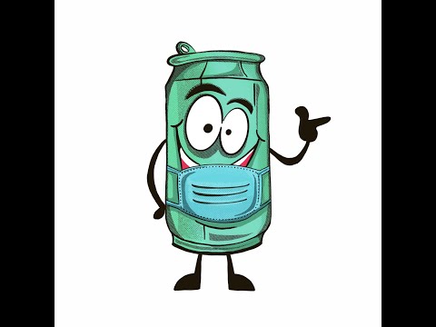 Drawing a Beer Can Cartoon Illustration in Procreate
