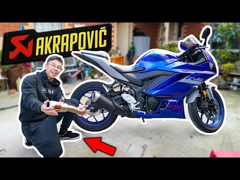 The Best Exhaust Mod for the YAMAHA R3! | AKRAPOVIC SLIP ON Exhaust