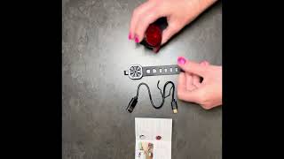 LED USB Rechargeable Bicycle Backlight