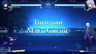 霊夢と魔理沙がメルブラ新作をやってみたようですよ？（CPU戦）