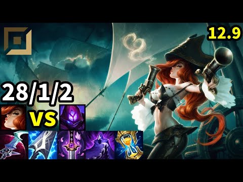Miss Fortune ADC vs Malzahar - EUW Master | Patch 12.9