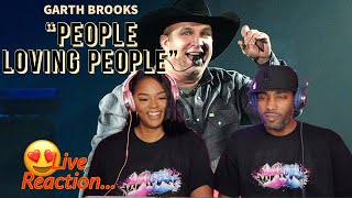 Garth Brooks  &quot;People Loving People&quot; Livestream Reaction | Asia and BJ