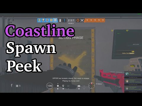 *NEW* Spawn Peek On Coastline - Rainbow Six Siege