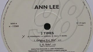 ANN LEE - 2 Times [Original Extended Mix]