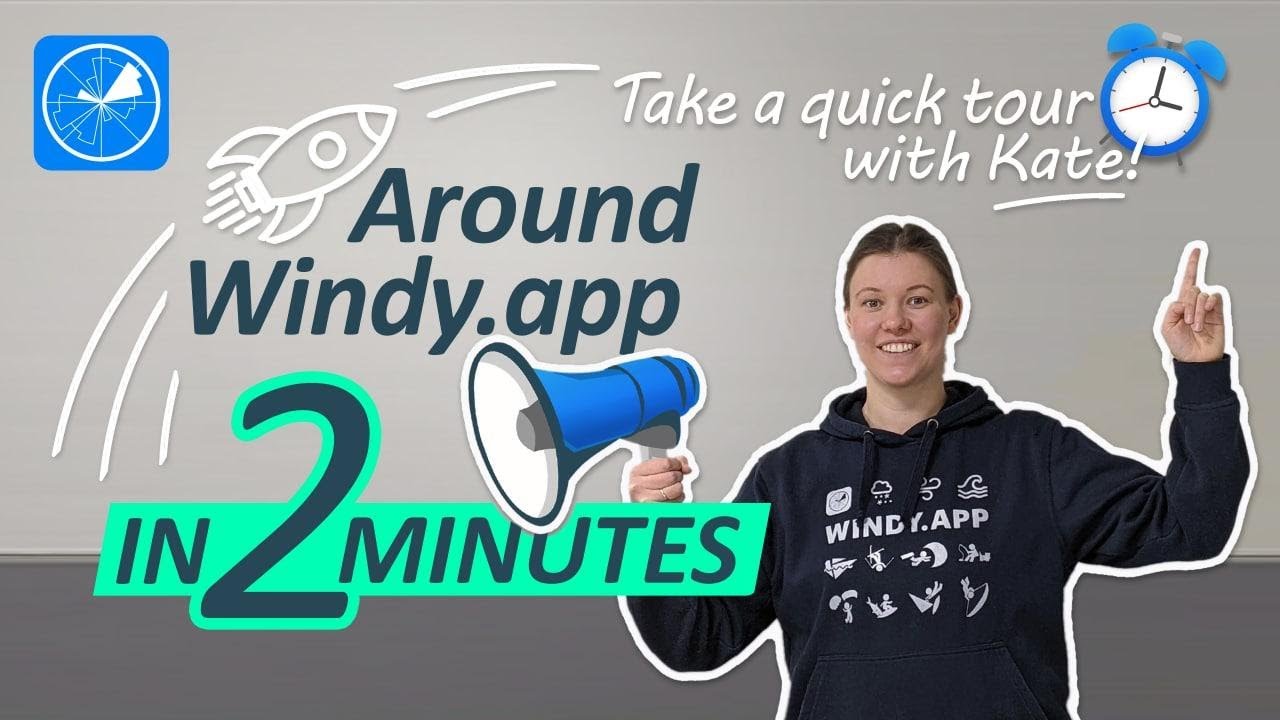 Windy.app iOS in 2 minutes - share it with your curious friends!