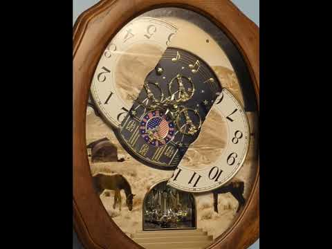 Rhythm "American Prairie" Magic Motion Wall Clock 4MH860WU06 #clock #rhythm #america
