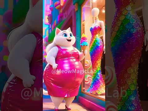 The successful life of a fat cat's counterattack #ai #funny #cat #cartooncat #cute #animals #pets