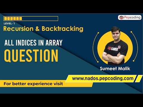 All Indices In Array Question Recursion Data Structures And Algorithms In Java