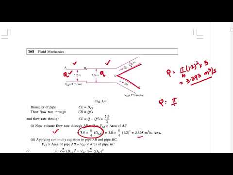 Fluid Mechanics Chapter 5 | Example 5.3 — Kinematics of Flow & Ideal Flow (Full Solution)