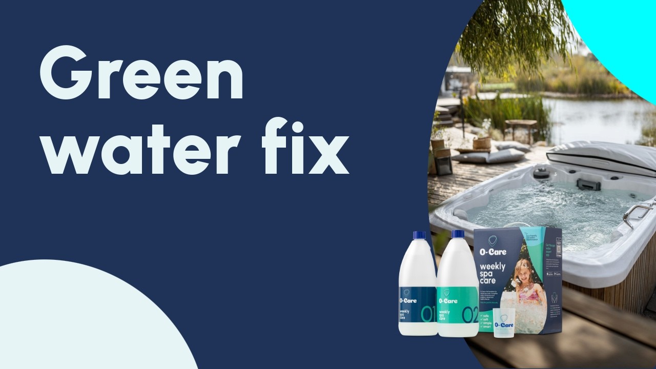 Green hot tub water? Fix it fast with this simple check