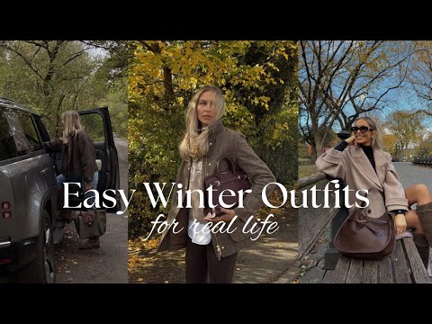 Was ich diesen Winter WIRKLICH trage | Einfache Outfit-Formeln für den Alltag, die funktionieren