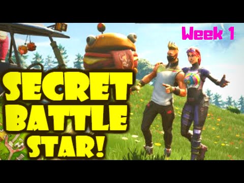 Fortnite SECRET BATTLE STAR Week 1 (Season 5)