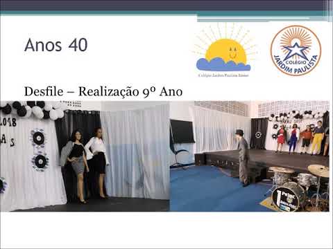 Sarau Literário 2018   9º Ano   Anos 40