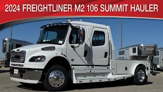 A preview image of the linked video showcasing 2024 Freightliner M2 106 Summit Hauler