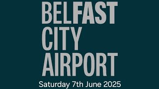 Late morning runway 22 action at Belfast City Airport - Saturday 7th June 2025