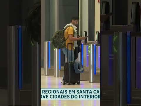 Novas rotas regionais em Santa Catarina vão integrar nove cidades do interior #shorts