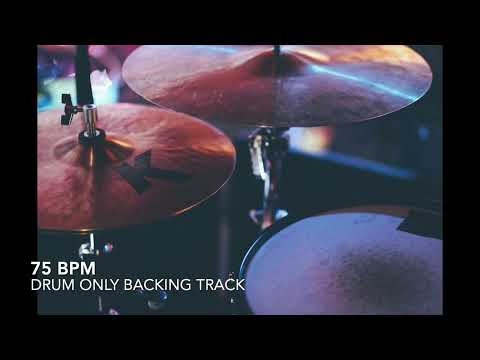 75 BPM Rock - Drum Only Backing Track