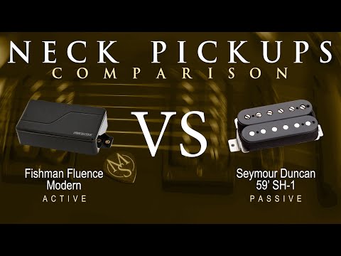 Fishman FLUENCE MODERN vs Seymour Duncan 59' SH-1 - Neck Pickup Guitar Tone Comparison Demo