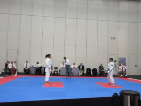 ISKF World Shoto Cup 2016 Kumite. Cristal vs AUS