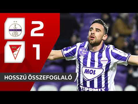 Fizz Liga: Újpest–Debrecen 2–1 | hosszú összefoglaló