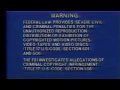CTHE Logo 1999 2000 LaserDisc With Warning Screens