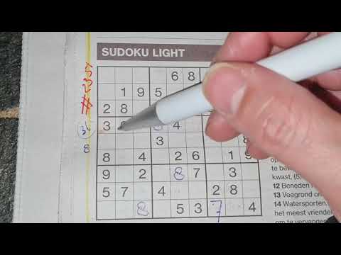 Yes, 36 printed digits we have! (#2351) Light Sudoku. 02-19-2021 part 1 of 2
