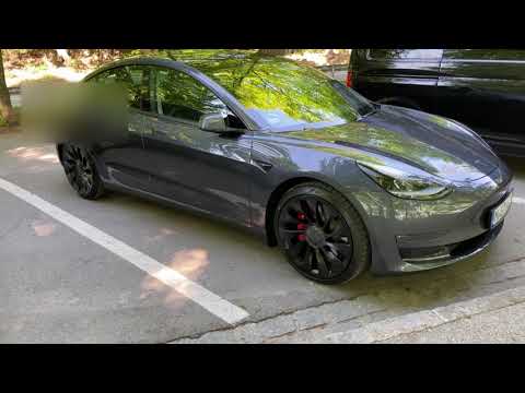Tesla Model 3 Performance 2021 Midnight Silver Metallic Neue Auslieferung | Juni Update