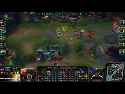 TSM vs WE highlights | 2017 World Championship Group Stage Day 7 | Team WE vs TSM