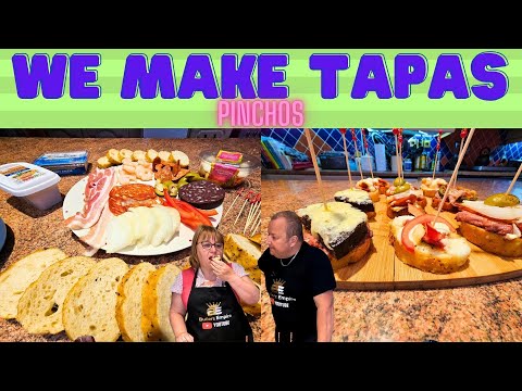 Amazing Home Prepared Tapas Pinchos In the Air Fryer