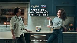 Finish Deep Clean with Whirlpool and Finish