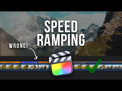 The RIGHT Way To Speed Ramp in Final Cut Pro