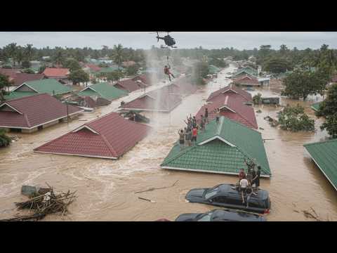 Philippines NOW! Typhoon Basyang Triggers Severe Floods Paralyzes Iligan City - Philippines Storm