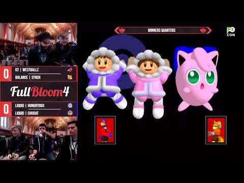 Full Bloom 4 - Westballz & Syrox vs. Hungrybox & Chudat - Winners Quarters - SSBM