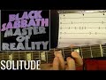 BLACK SABBATH - SOLITUDE - Guitar Lesson ...