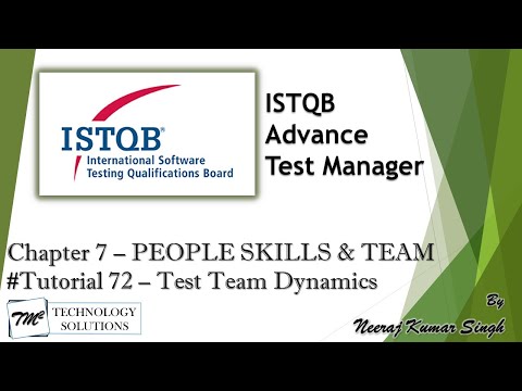 ISTQB Test Manager Introduction