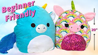DIY HUGE SQUISHMALLOW TUTORIAL