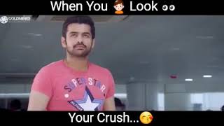 When You Look 👀 Your Crush 👧 |Whatsapp Status Video|Badshah Status Zone