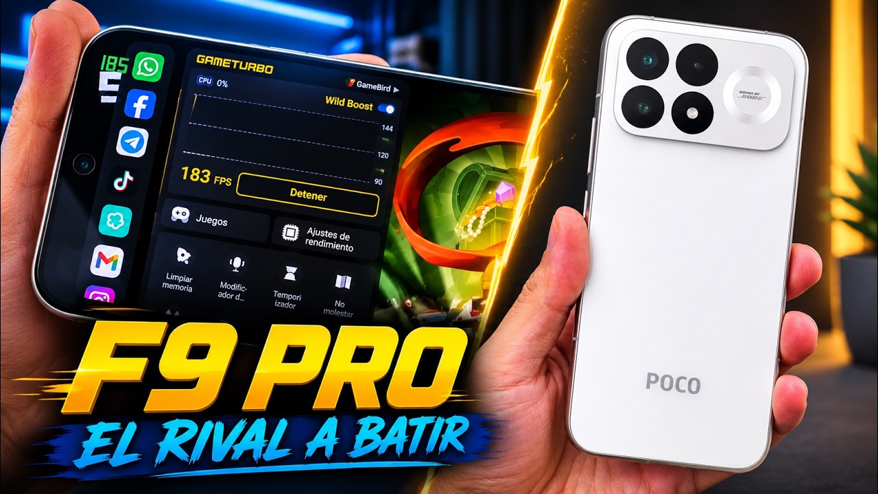 TENGO el POCO F9 PRO y NO hay RIVAL ¡POTENCIA, DISEÑO y Cámara!