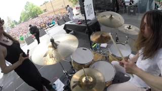 Gunnar Olsen - Drum Cam - Big Data &#39;Get Some Freedom&#39; Live at Buzzfest