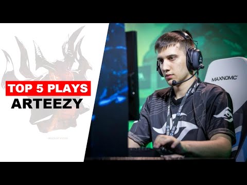 Arteezy - Top 5 Plays Ever ● Dota 2 | HD