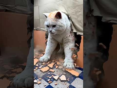 जगली बिल्ला स्कूल में घुस गया 😨😱ll #shortsfeed #cat #short #vikassir #comedy #billi