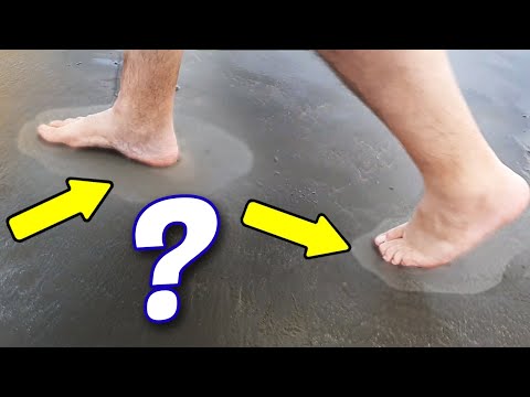 POR QUE A AREIA DA PRAIA SECA QUANDO A GENTE PISA? | DILATÂNCIA DA AREIA DA PRAIA