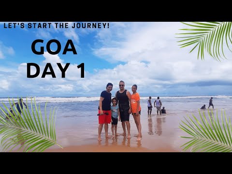 Goa Day 1 || Beach Fun || Calangute Beach II Monsoon in Goa II June 2022 II