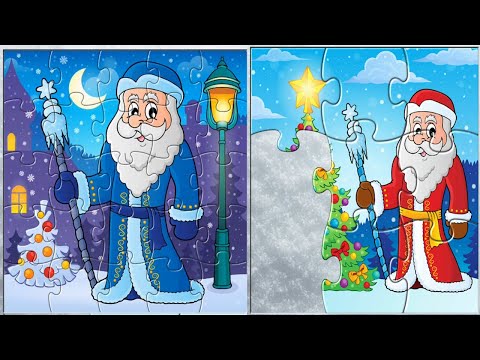 Santa Christmas Jigsaw Puzzle game! Jigsaw Game for Kids and Toddlers - YouTube
