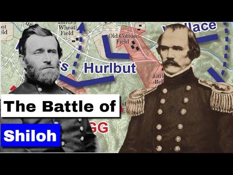 Battle of Shiloh | Full Animated Battle Map/Great Battles in History