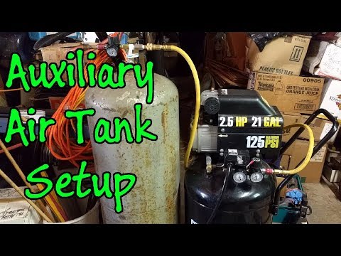 Air Compressor Auxiliary Tank Setup, First Air Compressor Advice