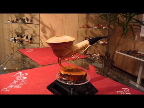 Brand new olive wood pipe PARONELLI large dublin handmade -  eBay item number: 181678346433