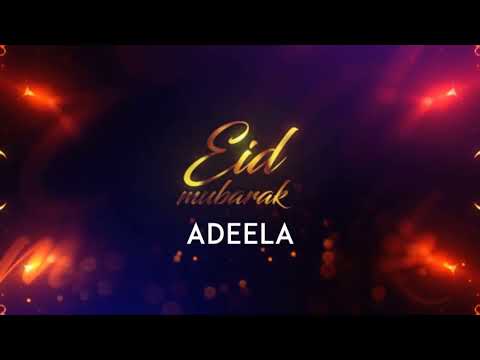 Adeela Name Eid Status | Adeela Eid Mubarak Whatsapp Status #Adeela