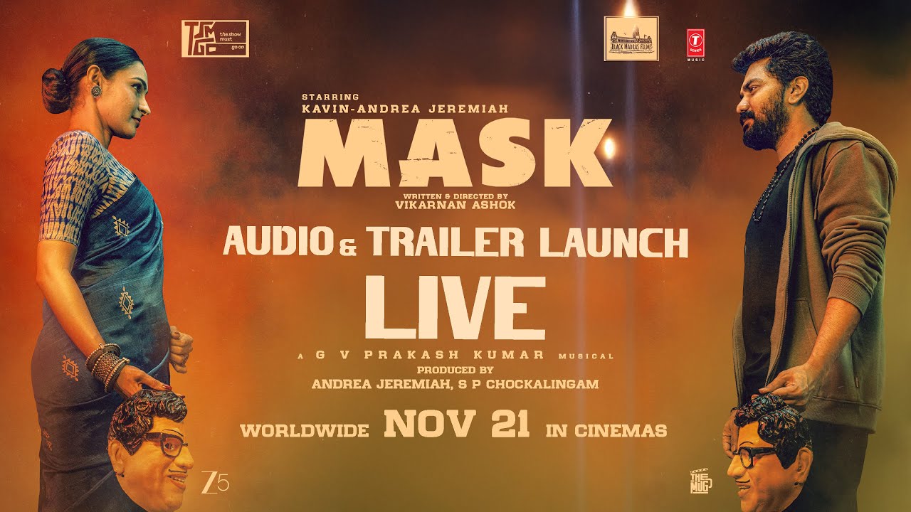 MASK - Trailer Live Event | Kavin, Andrea Jeremiah, Ruhani Sharma | GV Prakash Kumar | Vikarnan A